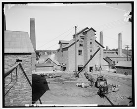 Calumet and Hecla smelters, Lake Linden, Mich., between 1900 and 1906. Creator: Unknown.
