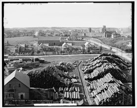 The Heart of the copper country, Calumet, Mich., between 1880 and 1930. Creator: Unknown.