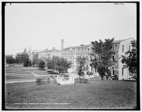 Sibley, Franklin and Morse Halls, Cornell University, between 1900 and 1906. Creator: Unknown.