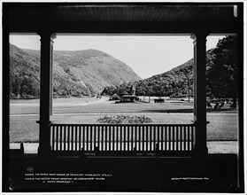 The Notch from window of Crawford House, White Mts., N.H., between 1900 and 1906. Creator: Unknown.