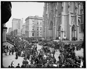 Easter crowds on Fifth Avenue, New York, c1904. Creator: Unknown.