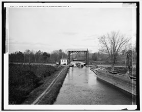 D.L. and W. lift, open, near Mountain View, Morris and Essex Canal, N.J., between 1890 and 1901. Creator: Unknown.