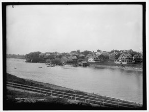 Simpson's Wharf, York Harbor, Me., between 1900 and 1906. Creator: Unknown.