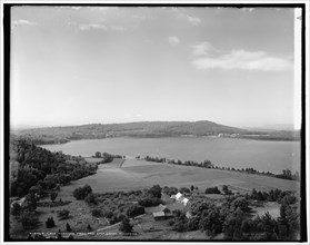 Lake Dunmore from the east, Green Mountains, between 1900 and 1906. Creator: Unknown.