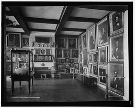 Marine Room, East India Hall, Peabody Museum, Salem, Mass., c.between 1905 and 1920. Creator: Unknown.