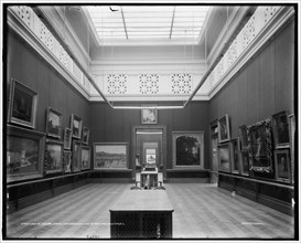 One of the galleries, Corcoran Gallery of Art, Washington, D.C., between 1905 and 1915. Creator: Unknown.