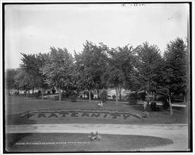 The Grounds, Water Works Park, Detroit, between 1890 and 1901. Creator: Unknown.