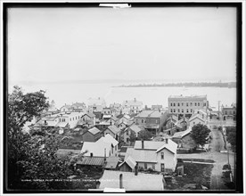 Harbor Point from the bluff, Harbor Springs, Mich., c1901. Creator: Unknown.