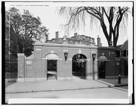Class of '57 Gate, Harvard University, Mass., between 1900 and 1906. Creator: Unknown.