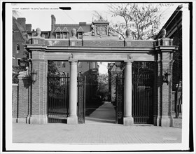 Class of '75 Gate, Harvard University, Mass., between 1900 and 1906. Creator: Unknown.