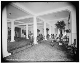 Lobby of the New Arlington Hotel, Petoskey, Mich., between 1890 and 1901. Creator: Unknown.