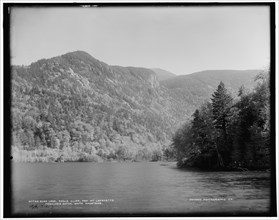 Echo Lake, Eagle Cliff, and Mt. Lafayette, Franconia Notch, White Mountains, between 1890 and 1901. Creator: Unknown.