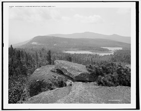 Kaaterskill lakes and mountain, Catskill Mts., N.Y., c1902. Creator: Unknown.
