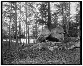 Split Rock, Raccoon Is., Lake Hopatcong, N.J., c1900. Creator: Unknown.