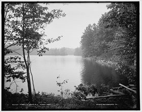 Howell's Lakes, N.J., middle lake, between 1890 and 1901. Creator: Unknown.