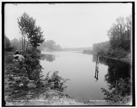 Howell's Lakes, N.J., upper lake, between 1890 and 1901. Creator: Unknown.
