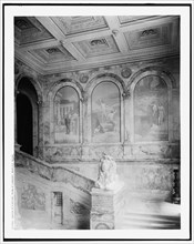 Grand staircase, Boston Public Library, Boston, Mass., c1901. Creator: Unknown.