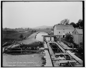 Morris and Essex Canal, Waterloo, N.J., between 1890 and 1901. Creator: Unknown.
