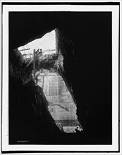 Marble quarry, near Rutland, Vt., looking out, between 1900 and 1906. Creator: Unknown.