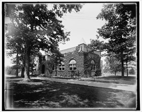 The Mess hall from the side, M.M.A., Orchard Lake, Michigan, between 1890 and 1901. Creator: Unknown.