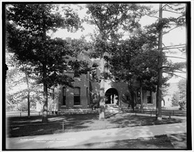The Quartermasters' building, M.M.A., Orchard Lake, Michigan, between 1890 and 1901. Creator: Unknown.
