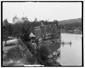 The Bathing place, Lake Mohonk, c1902. Creator: Unknown.