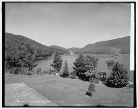 North from Mountain Spring Hotel, Lake Dunmore, Green Mountains, between 1900 and 1906. Creator: Unknown.
