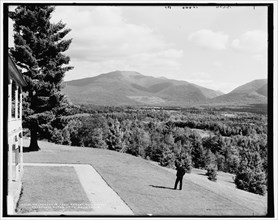 Mt. Lafayette from Forest Hills Hotel, Franconia Notch, White Mountains, between 1890 and 1901. Creator: Unknown.
