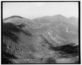 Northern peaks from gulf station, Mt. Washington, White Mountains, c1900. Creator: Unknown.