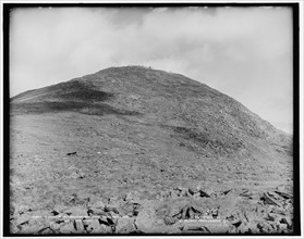 Summit of Mt. Washington from Bigelow's lawn, White Mountains, c1900. Creator: Unknown.