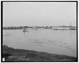 Kittery Navy Yard, Maine i.e. Portsmouth Navy Yard, Kittery, Maine, between 1901 and 1906. Creator: Unknown.
