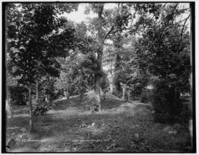 Waukesha, Wis., Indian mounds, Cutler's Park, between 1880 and 1899. Creator: Unknown.