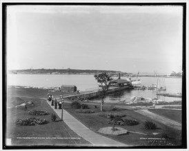 The Harbor from Oceanic Hotel, Star Island, Isles of Shoals, N.H., c1900. Creator: Unknown.