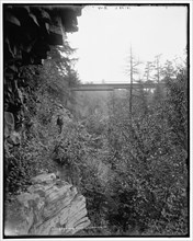 Nay Aug tunnel, Scranton, Pa., between 1890 and 1901. Creator: Unknown.