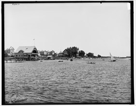Club house, Kennebunk River, Kennebunkport, Maine, between 1890 and 1901. Creator: Unknown.