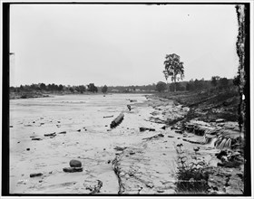 Escanaba River at Flat Rock, Mich., between 1880 and 1899. Creator: Unknown.
