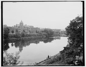 Binghamton from across the Chenango, between 1890 and 1901. Creator: Unknown.