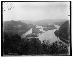 Delaware River from Winona Cliff, between 1890 and 1901. Creator: Unknown.