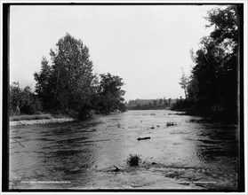 Root River rapids, Racine, Wis., between 1880 and 1899. Creator: Unknown.