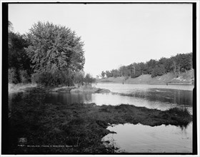 Beloit, Wis., fishing in Rock River below city, c1898. Creator: Unknown.