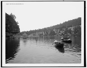 Boating on Lake Mohonk, N.Y., (1902?). Creator: Unknown.