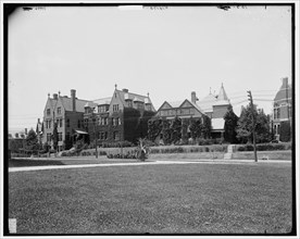 Smith College, Annex No. 1 and music hall, Northampton, Mass., between 1890 and 1901. Creator: Unknown.