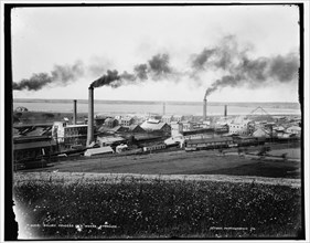 Solvay Process Co.'s works, Syracuse i.e. Solvary, between 1890 and 1901. Creator: Unknown.