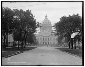 Capitol boulevard, St. Paul, Minn., c1908. Creator: Unknown.