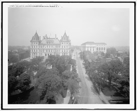The Capitol and State Education Building, Albany, New York, (c1908?). Creator: Unknown.