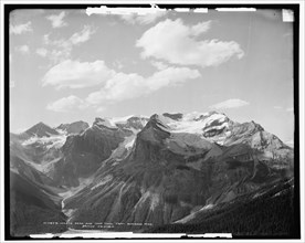 Wapta Peak and Yoho Trail from Burgess Pass, British Columbia, c1902. Creator: Unknown.
