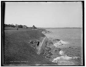 Cliff walk, Newport, R.I., between 1880 and 1899. Creator: Unknown.