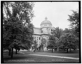 University Hall, U. of M., Ann Arbor, Michigan, between 1890 and 1901. Creator: Unknown.