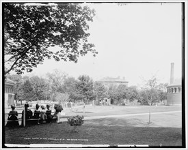 A View of the campus, U. of M., Ann Arbor, Michigan, between 1890 and 1901. Creator: Unknown.