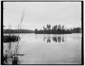 Island Lake near Ishpeming, Mich., c1898. Creator: Unknown.